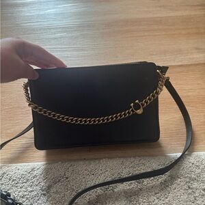 Coach Black Chain Shoulder Bag